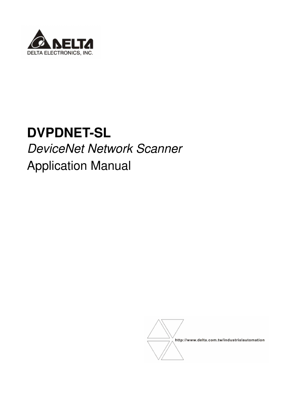 Delta Electronics DVPDNET-SL manual Dvpdnet-Sl 