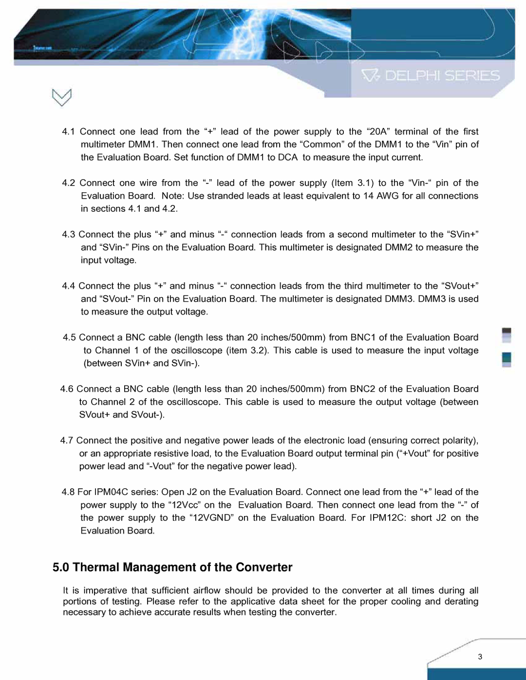 Delta Electronics IPM- C Series manual Thermal Management of the Converter 