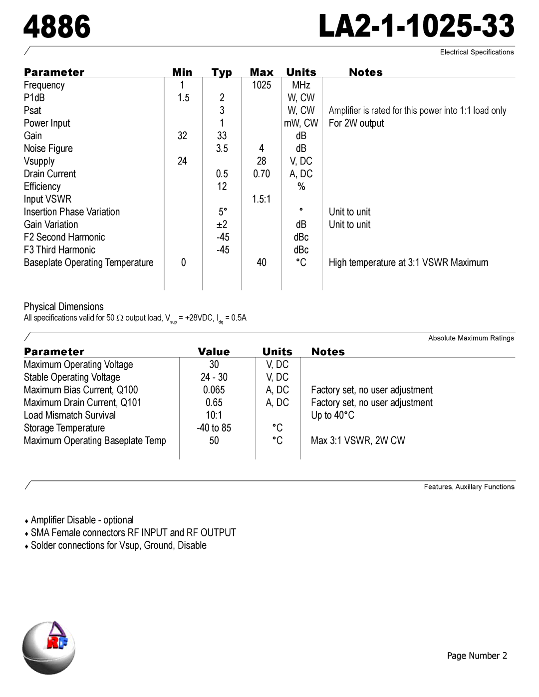 Delta Electronics manual 4886 LA2-1-1025-33 