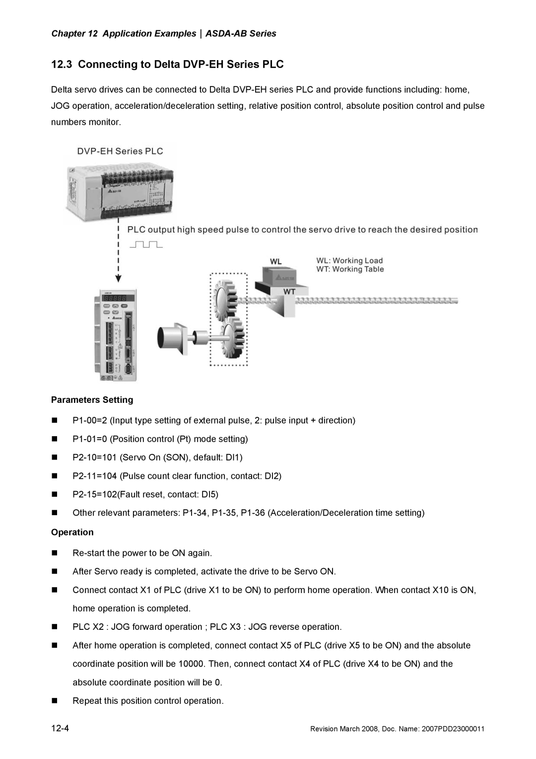 Delta Electronics none manual Connecting to Delta DVP-EH Series PLC 