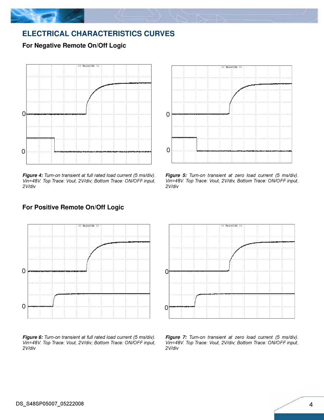 Delta Electronics S48SP manual For Negative Remote On/Off Logic, For Positive Remote On/Off Logic 