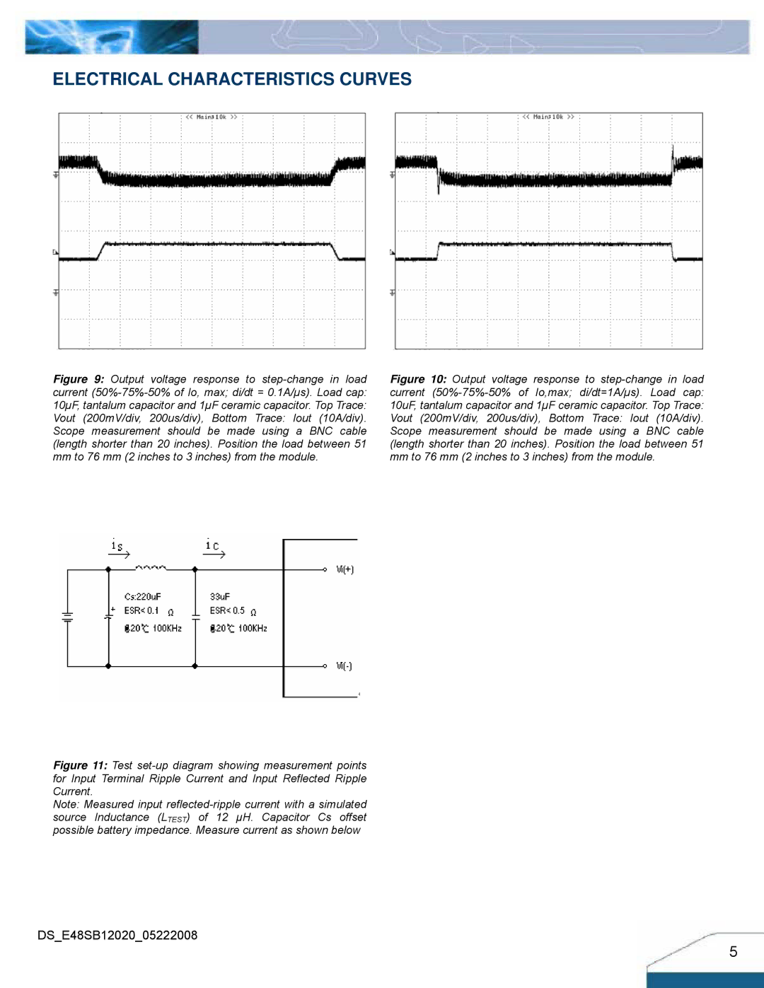 Delta Electronics Series 240W manual Electrical Characteristics Curves 