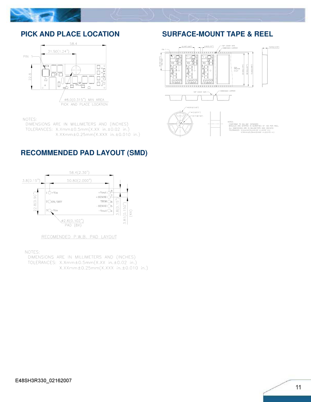 Delta Electronics Series E48SH manual E48SH3R33002162007 