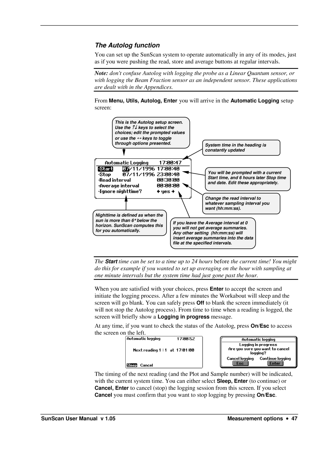 Delta Electronics SS1-UM-1.05 user manual Autolog function 