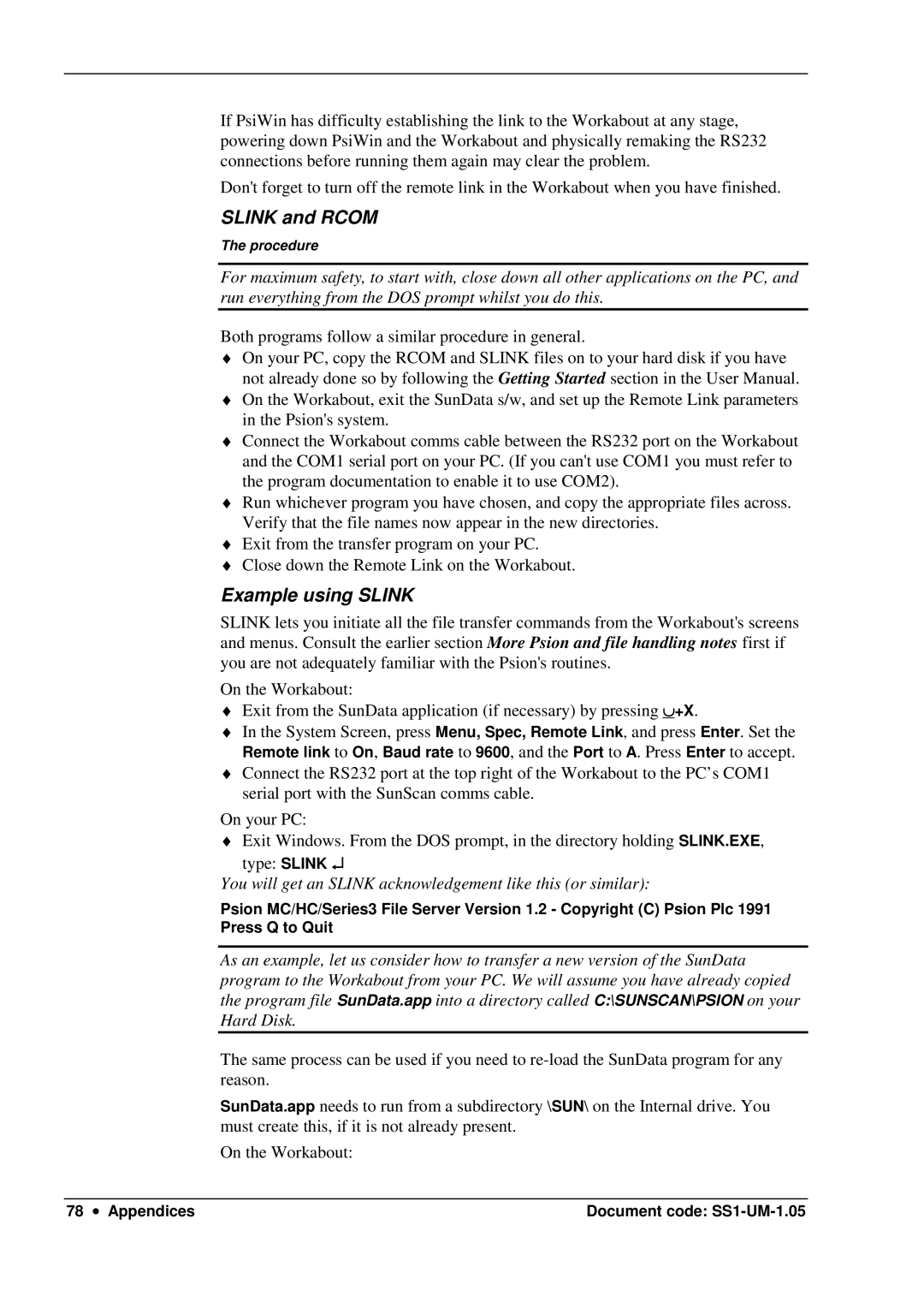 Delta Electronics SS1-UM-1.05 user manual Slink and Rcom, Example using Slink 