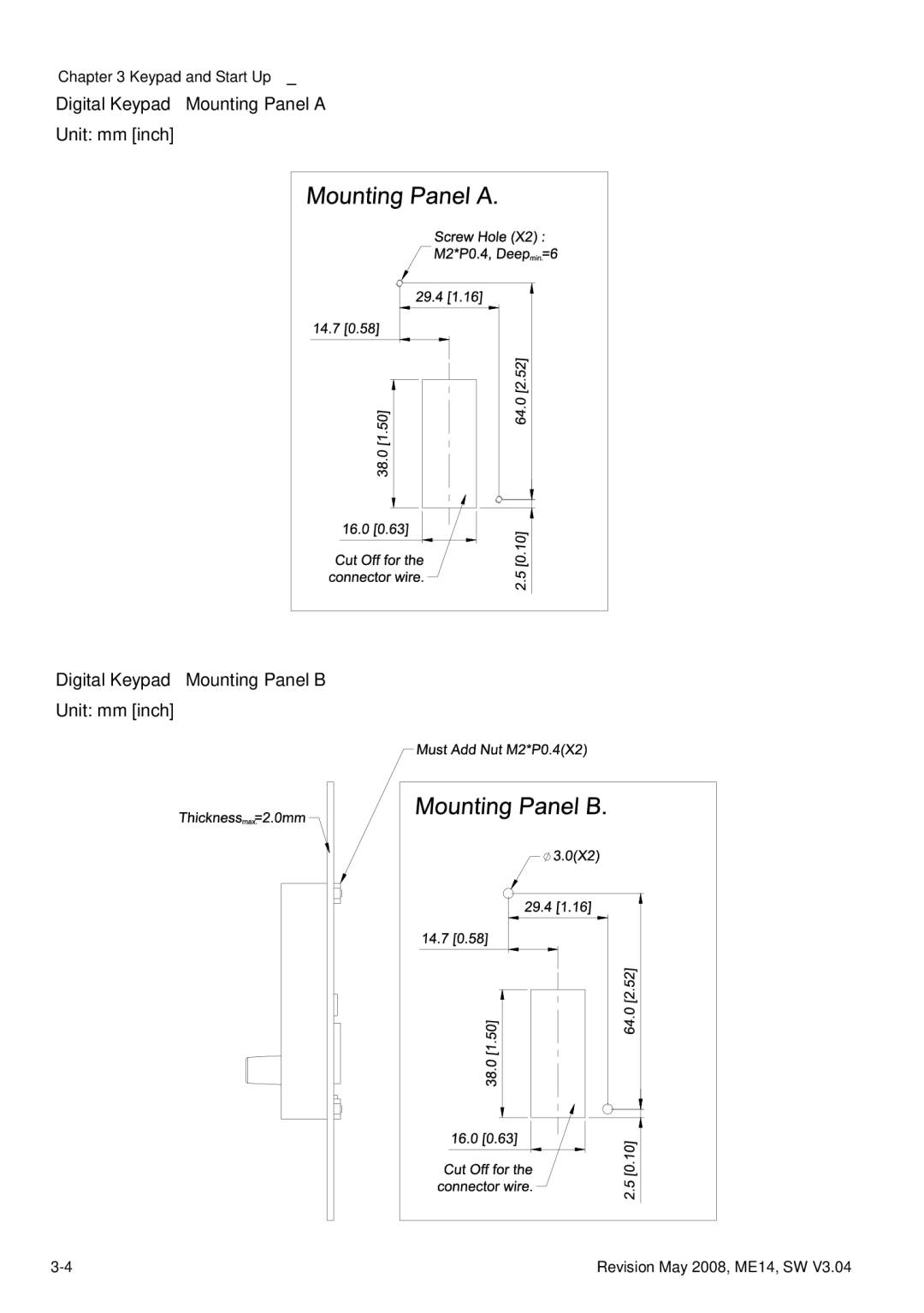 Delta Electronics VFD-M manual Keypad and Start Up 