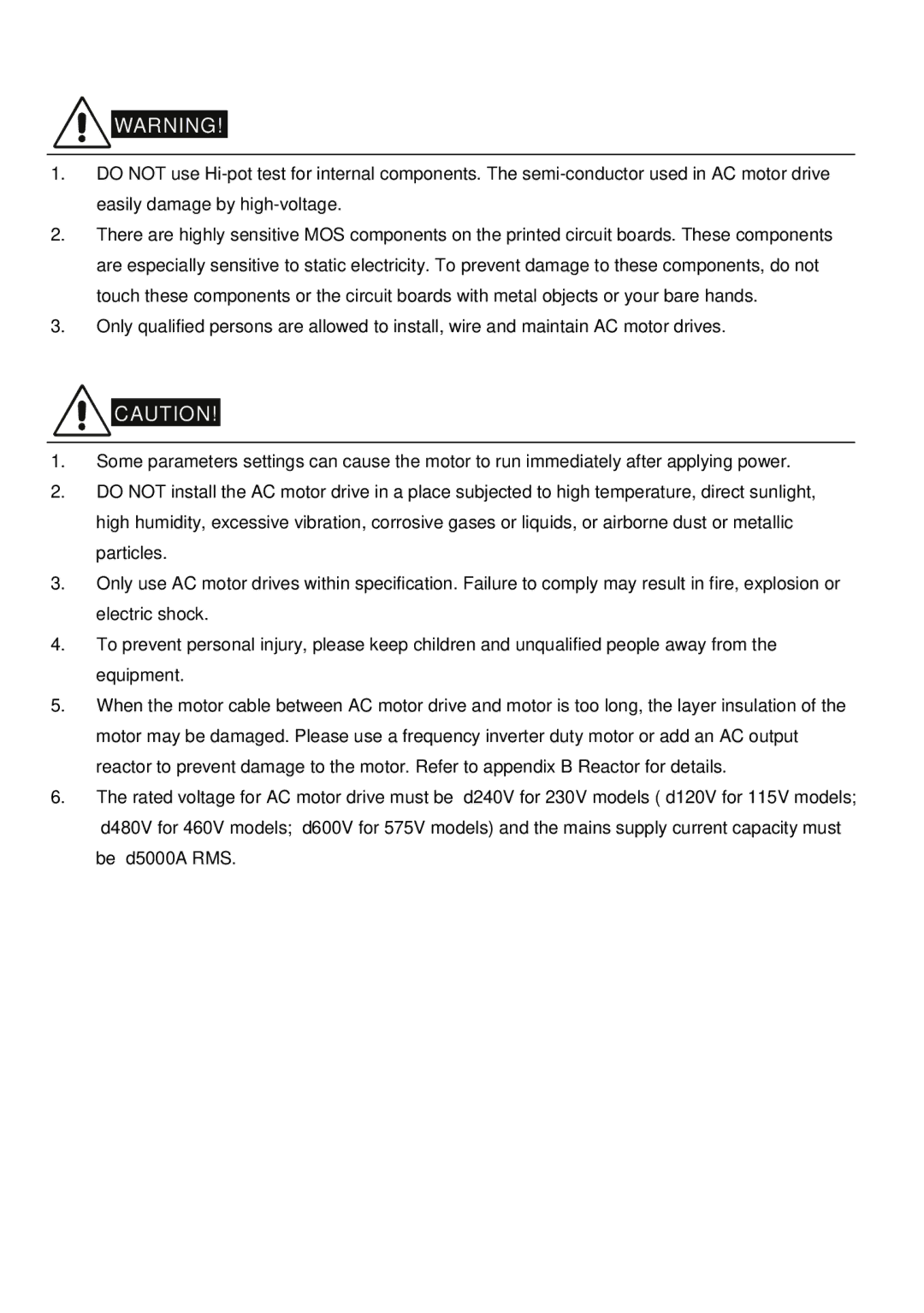 Delta Electronics VFD-M manual 