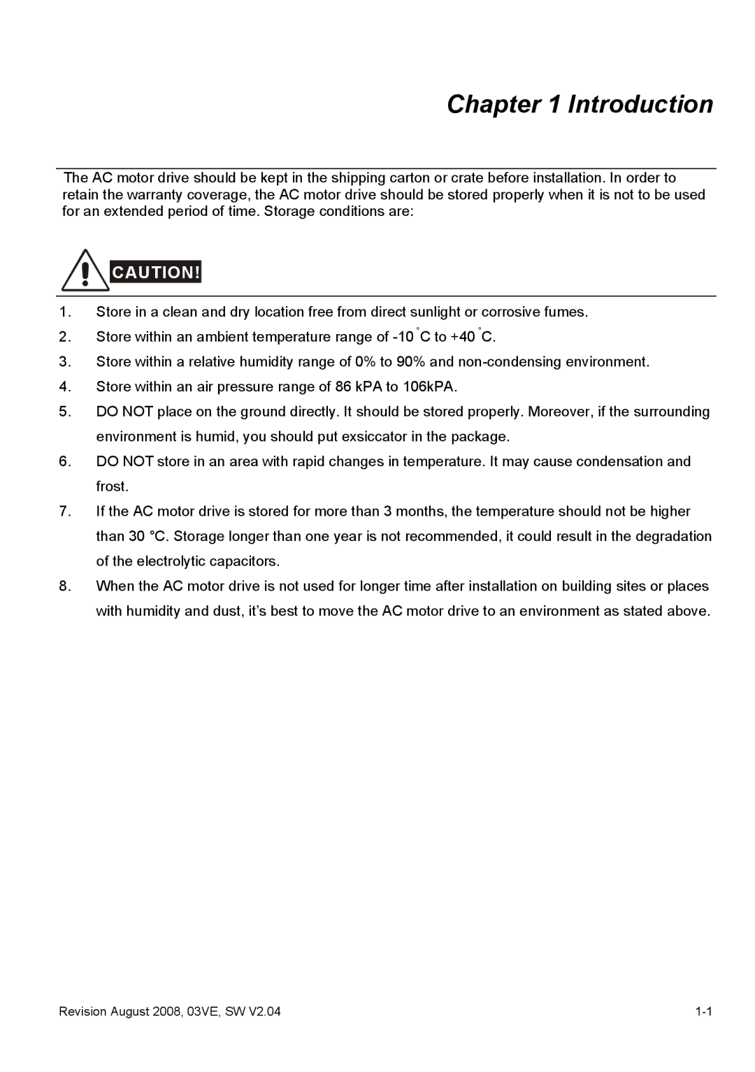 Delta Electronics VFD-VE Series manual Introduction 