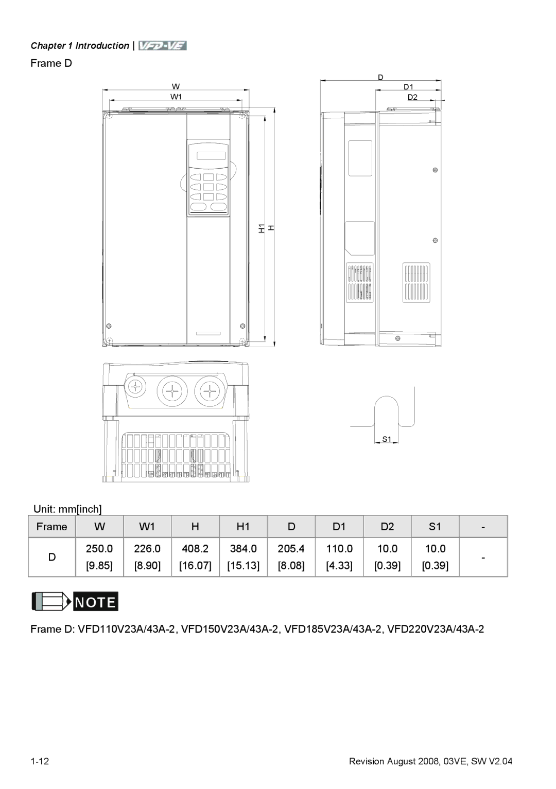 Delta Electronics VFD-VE Series manual Introduction 