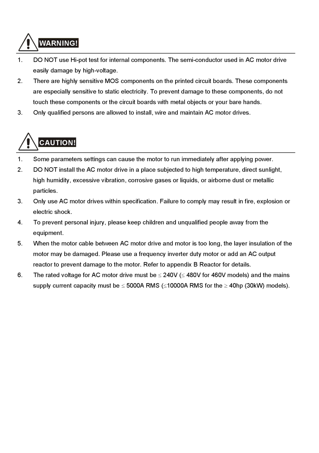 Delta Electronics VFD-VE Series manual 