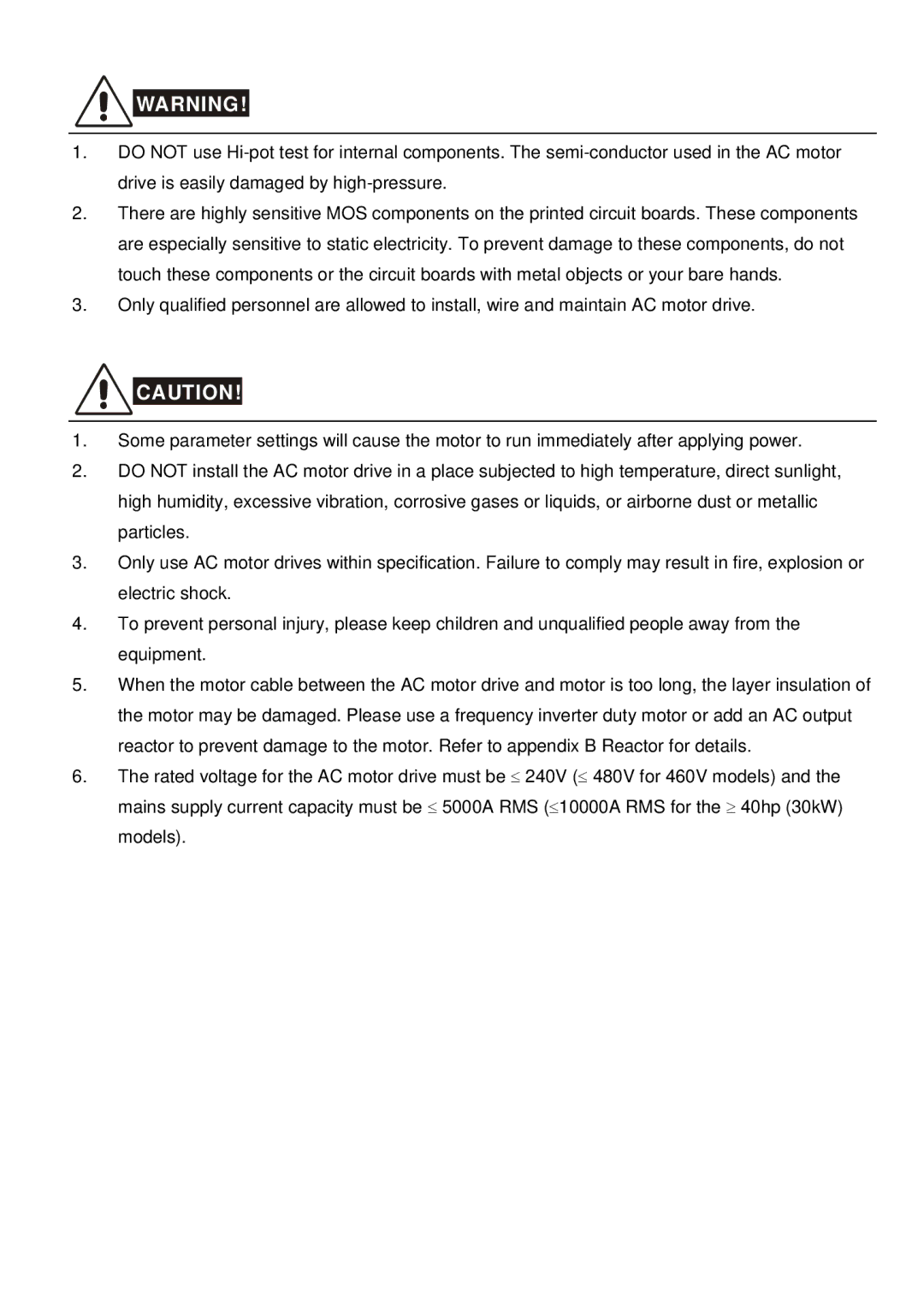 Delta Electronics VFD007S23A manual 