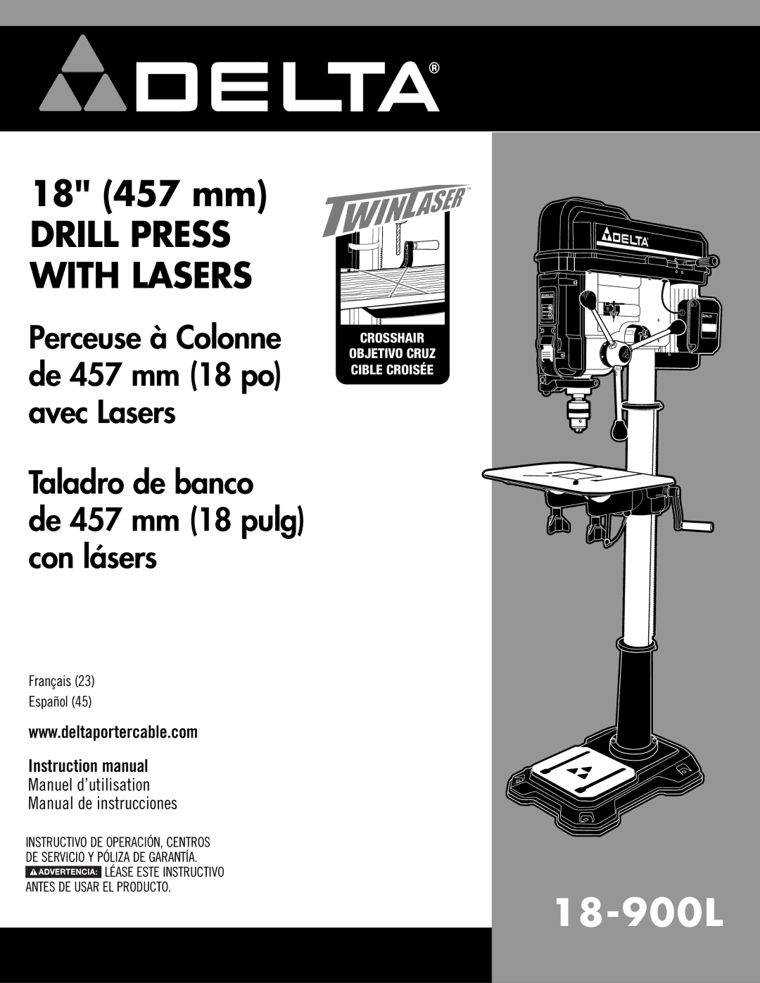 Delta 18-900L, N081935 instruction manual 