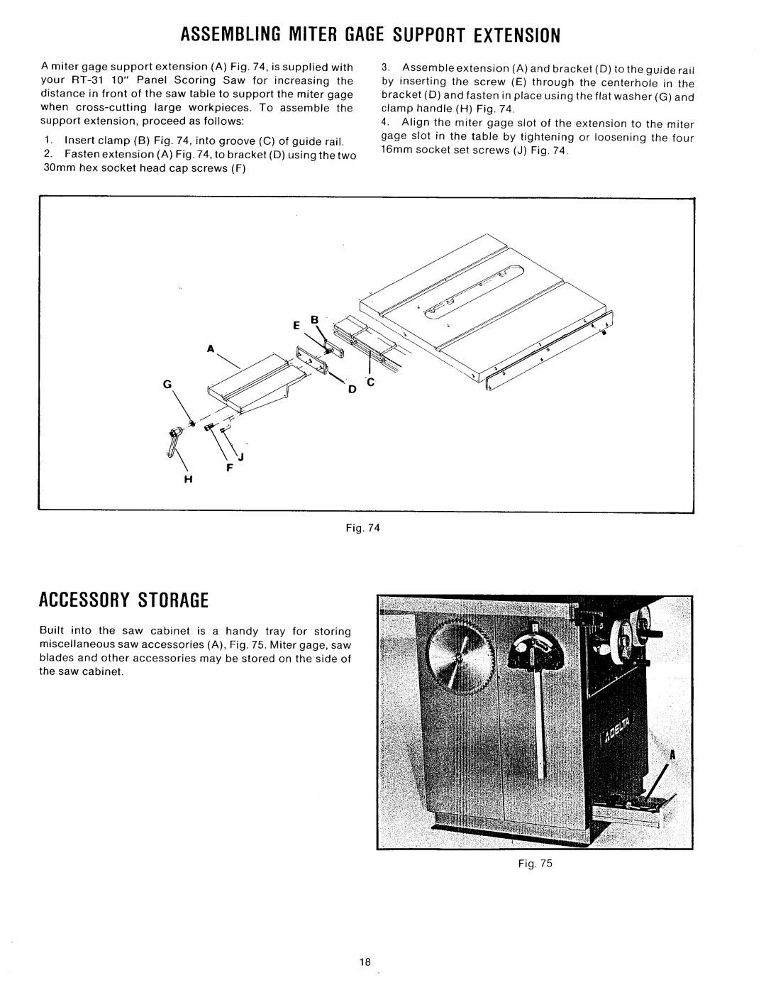 Delta RT-31 manual 