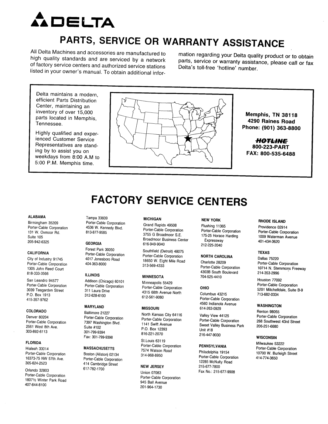 Delta RT-31 manual 