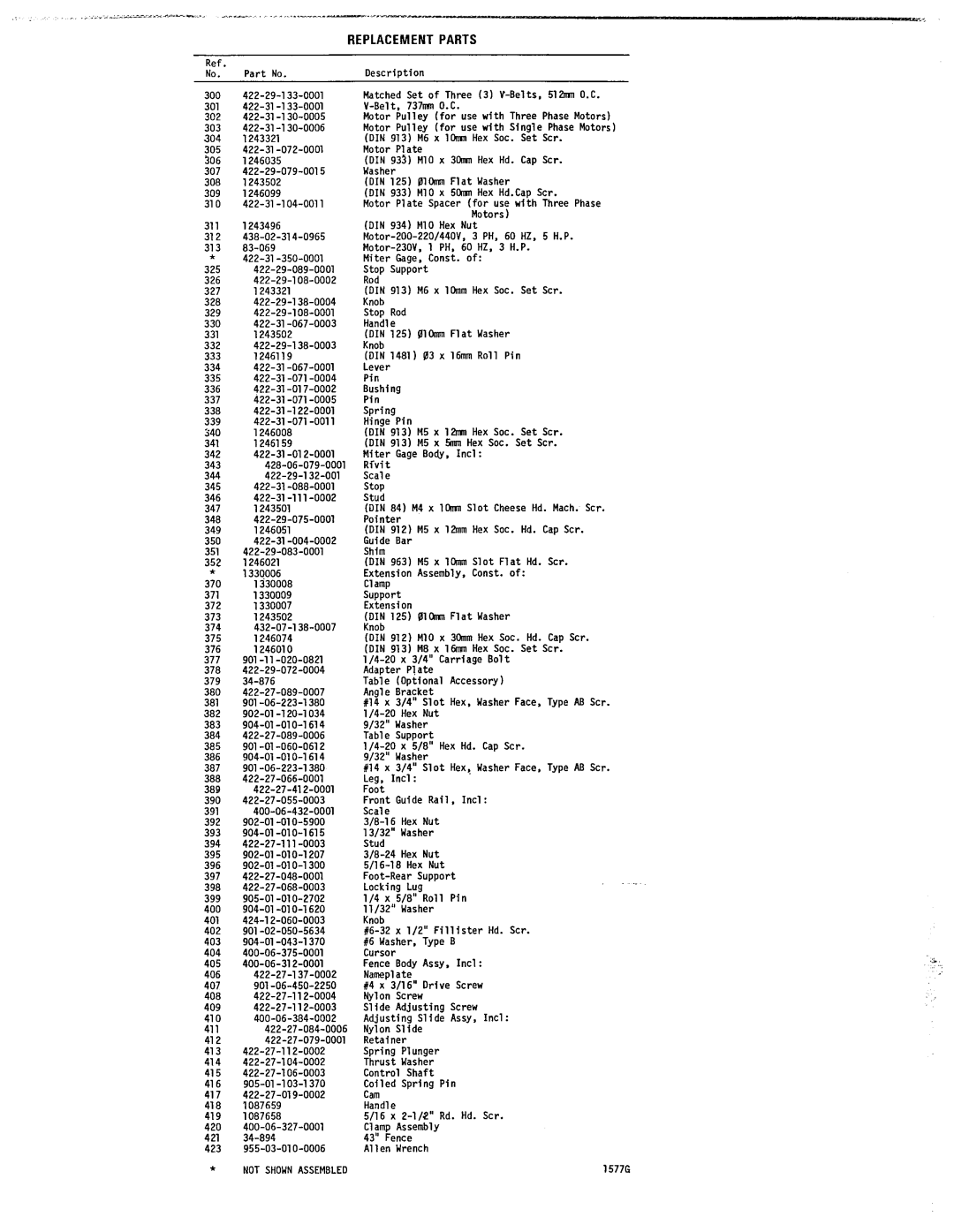 Delta RT-31 manual 