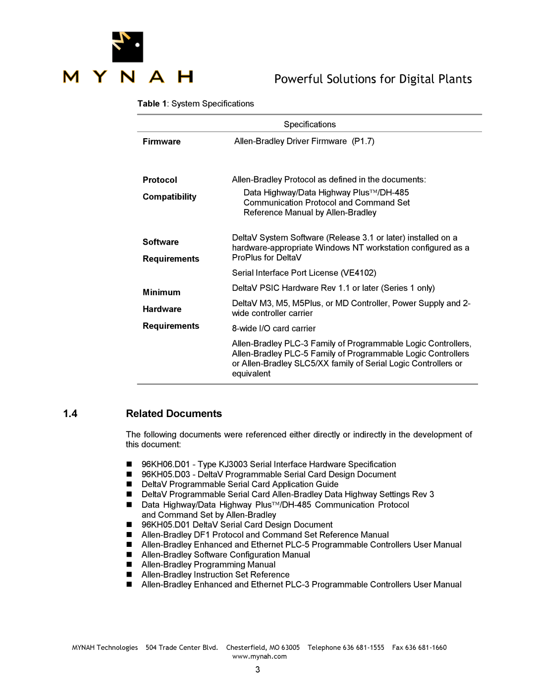 Delta PLC-5, SLC-500, 1770-KF2 user manual Related Documents, Firmware Protocol Compatibility Software Requirements 