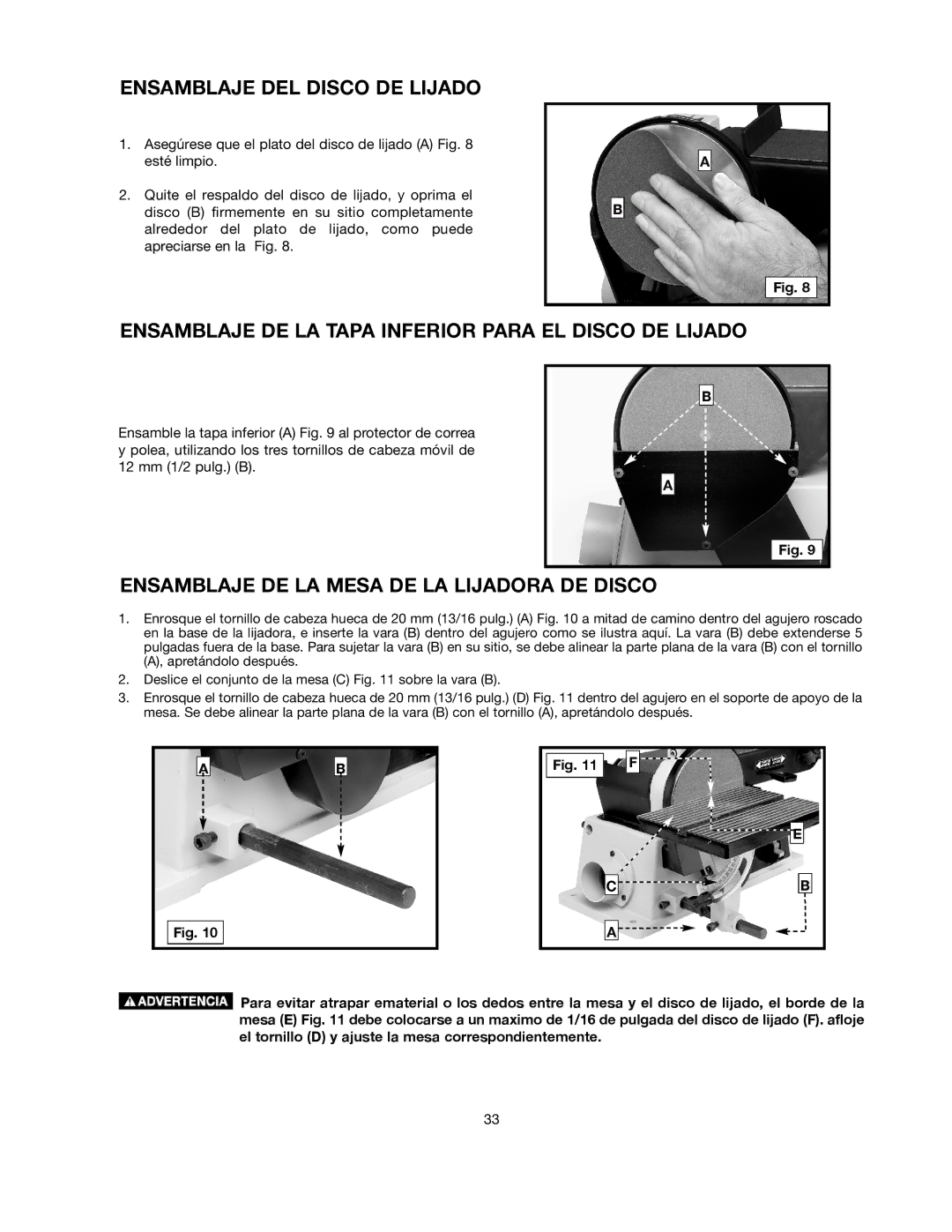 Delta 491836-00, SM500 warranty Ensamblaje DEL Disco DE Lijado, Ensamblaje DE LA Tapa Inferior Para EL Disco DE Lijado 