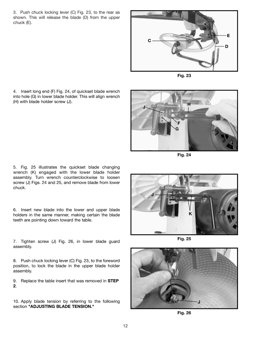 Delta SS250 instruction manual 