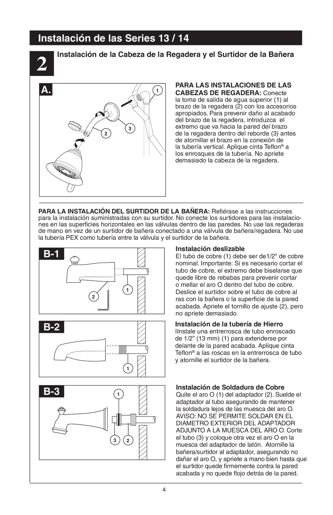 Delta T17T482, T17T085, T17T485, T17T285, T17T282, RP61611s manual Para LAS Instalaciones DE LAS 