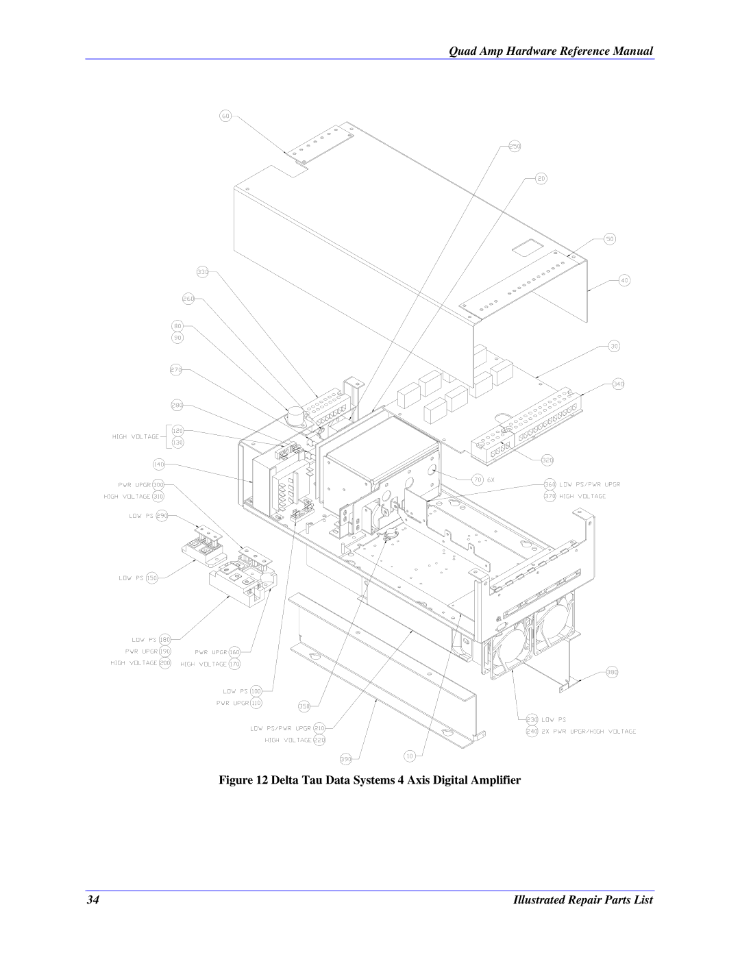 Delta Tau 3Ax-602646-xUxx manual Delta Tau Data Systems 4 Axis Digital Amplifier 