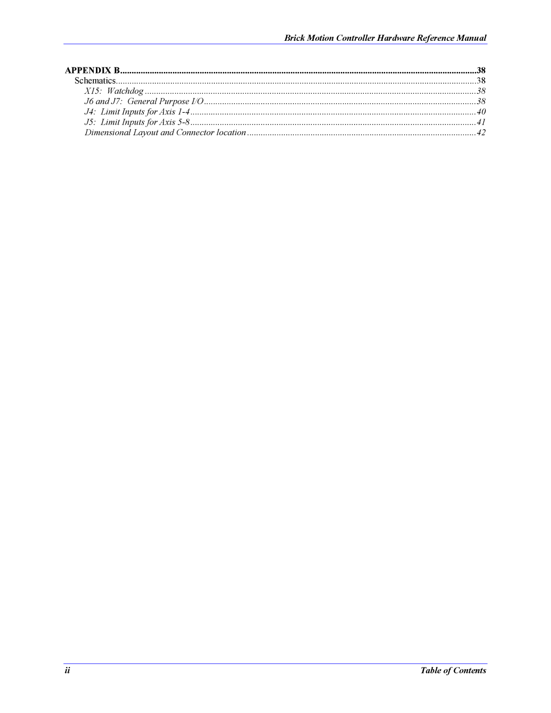 Delta Tau 5xx-603869-xUxx manual Brick Motion Controller Hardware Reference Manual 