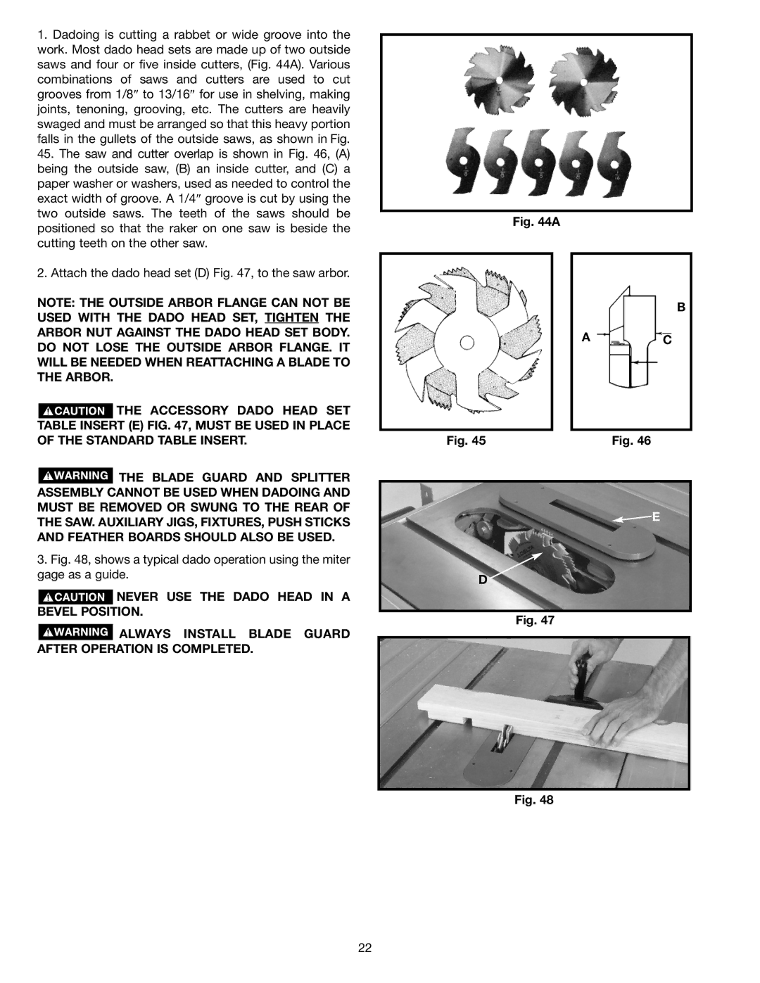 Delta ts200ls, TS200 instruction manual 