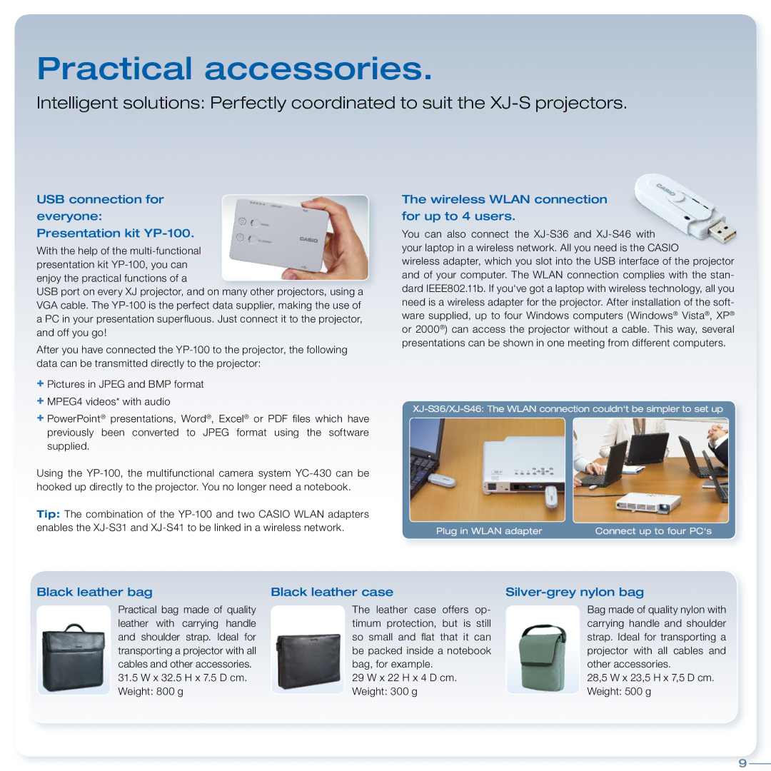 Delta XJ-S41 manual Practical accessories 