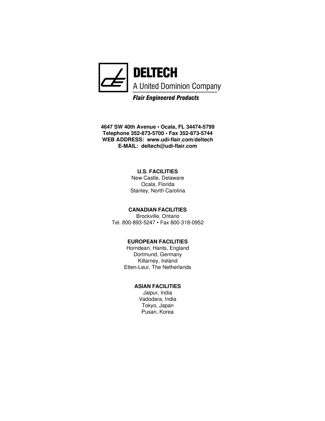 Deltech Fitness LS2580, LS60 instruction manual Deltech 