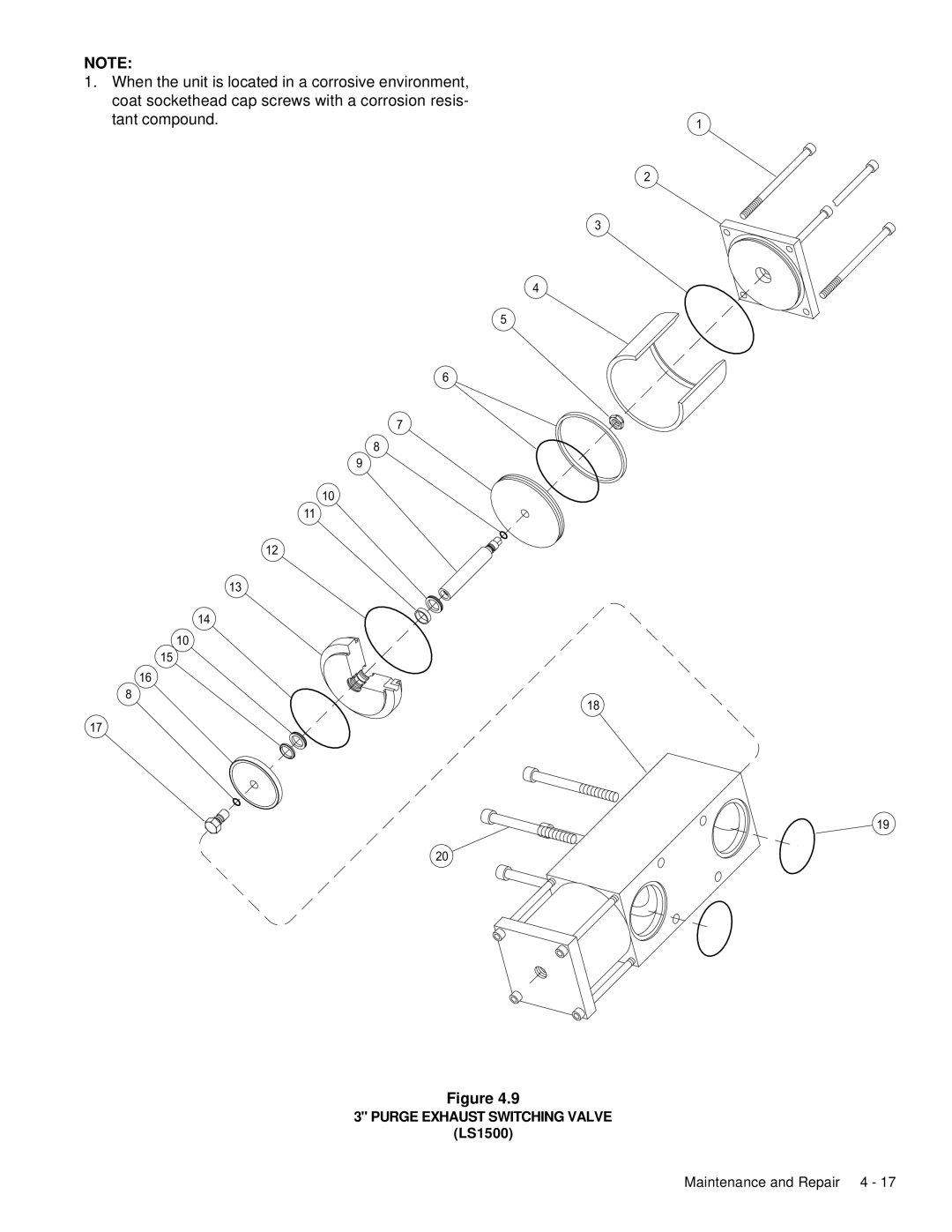 Deltech Fitness LS60, LS2580 instruction manual Purge Exhaust Switching Valve 