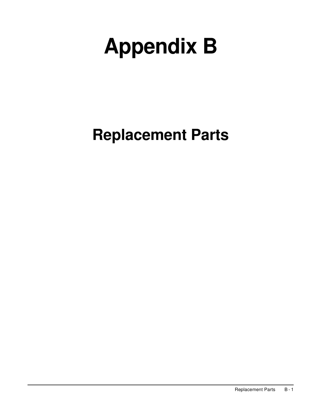 Deltech Fitness LS60, LS2580 instruction manual Appendix B 