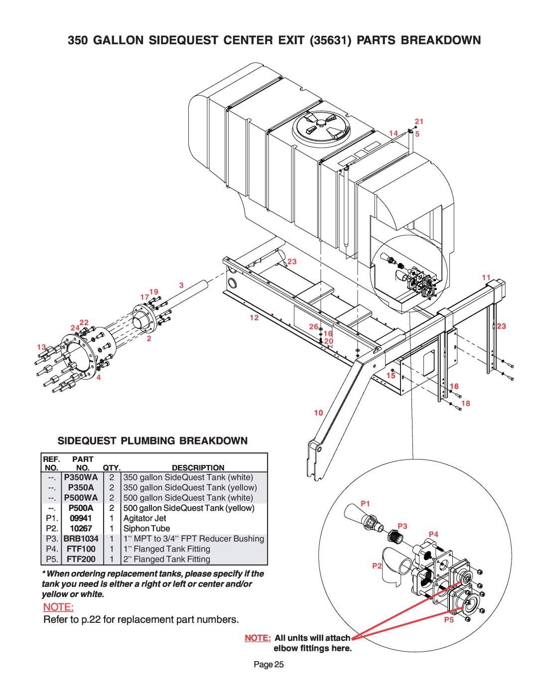 Demco AC20037 manual GALLON SIDEQUEST CENTER EXIT 35631 PARTS BREAKDOWN 