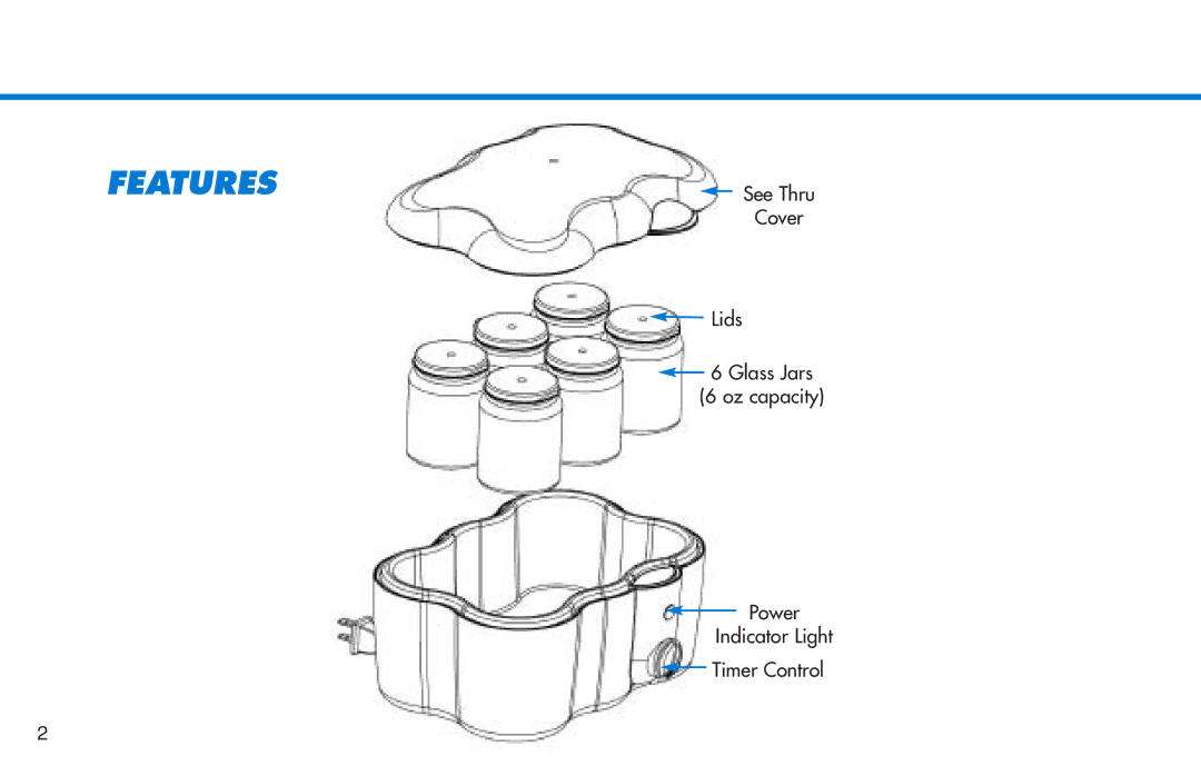 Deni 5600 manual Features 