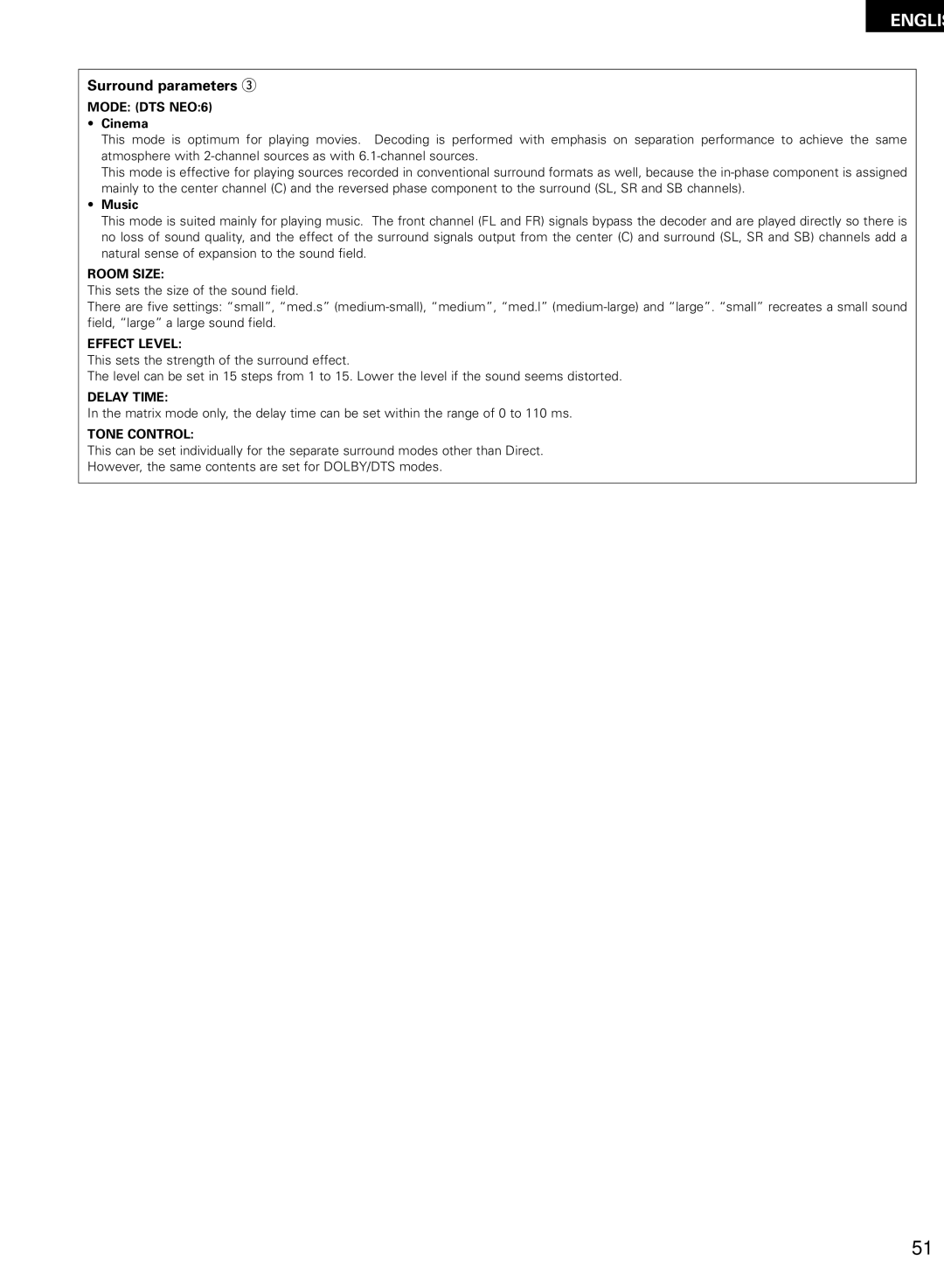 Denon AVR-2802/982 operating instructions Cinema, Music 