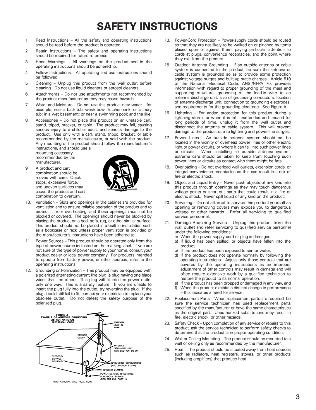 Denon DCM-280 operating instructions Safety Instructions 