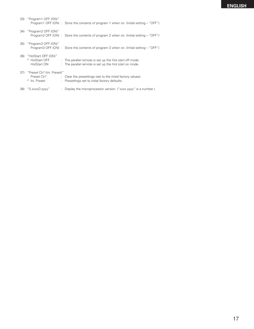 Denon DN-M991R operating instructions English 