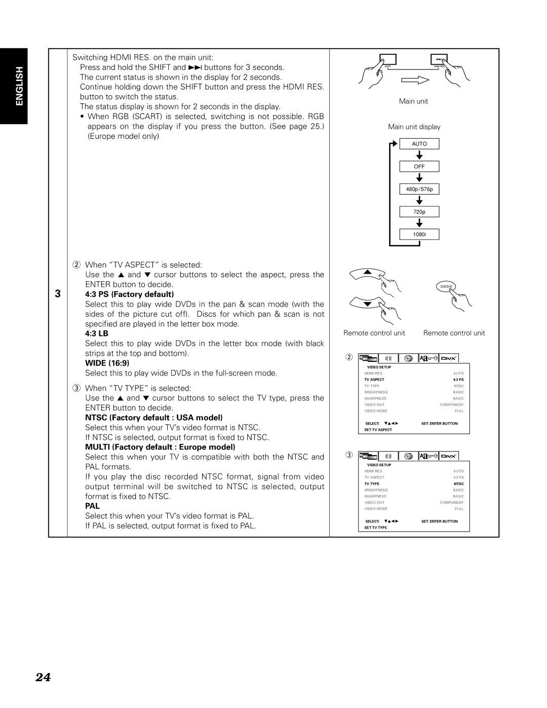 Denon DN-V310, DN-V210 manual Pal 