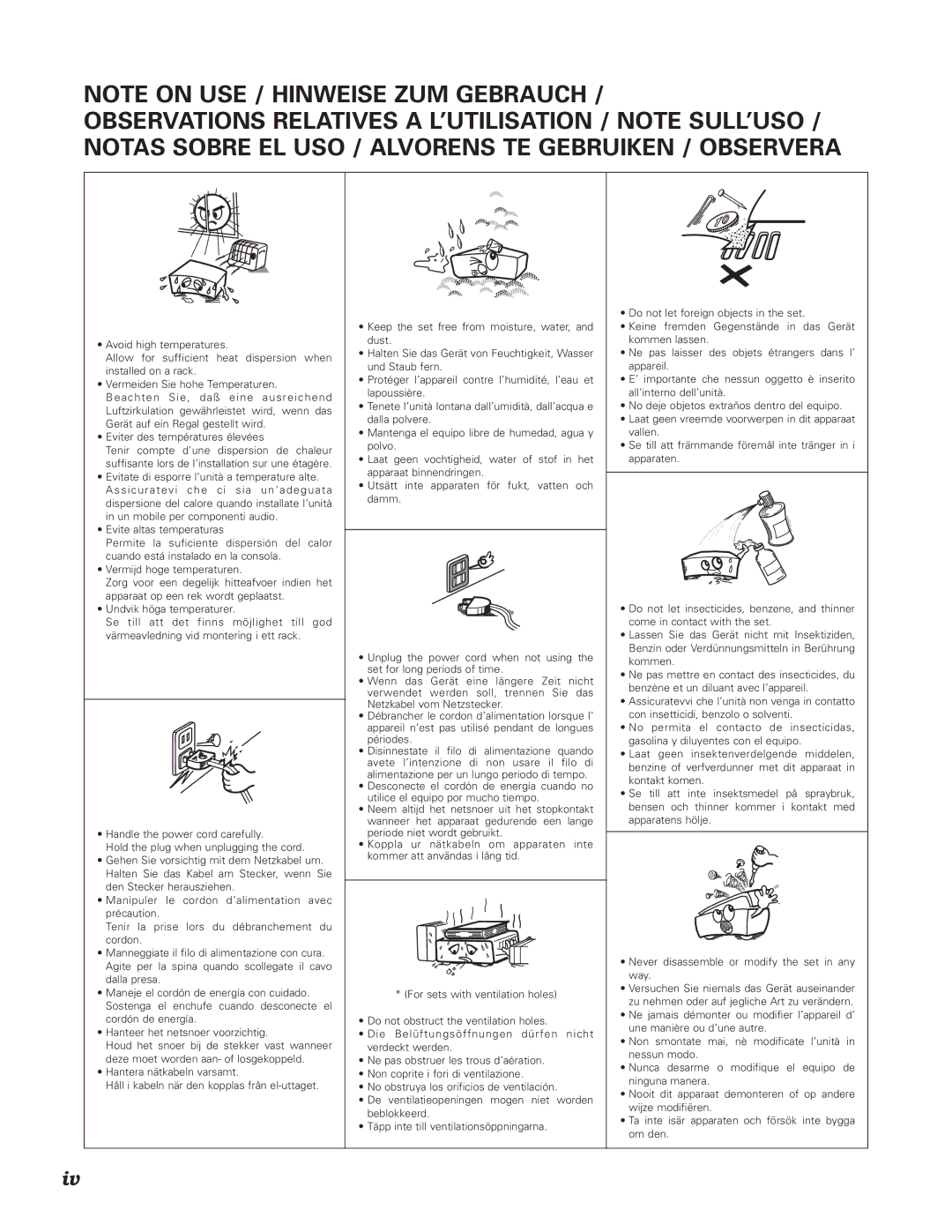 Denon DN-V310, DN-V210 manual 