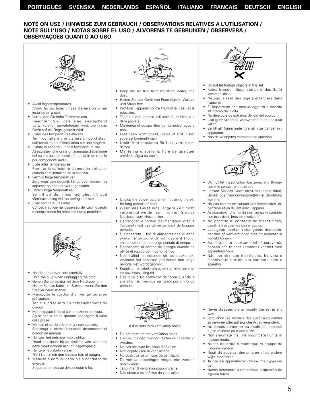 Denon PMA-495R manual 