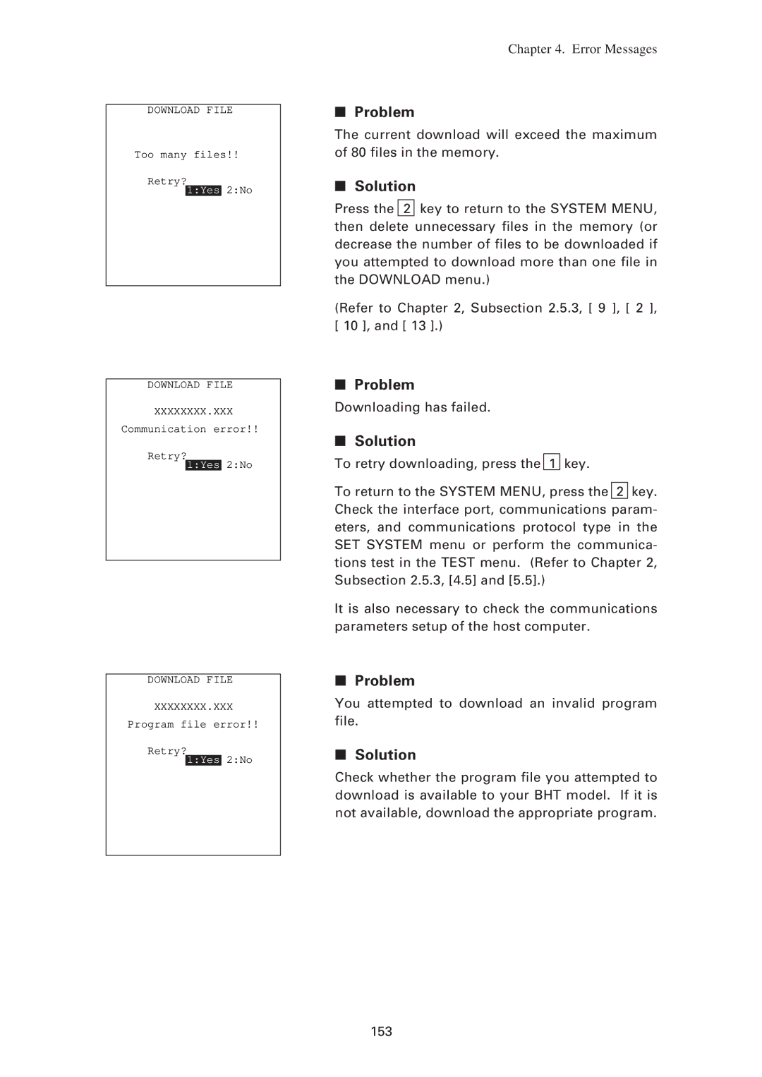 Denso BHT-7500W, BHT-7500S user manual Downloading has failed 