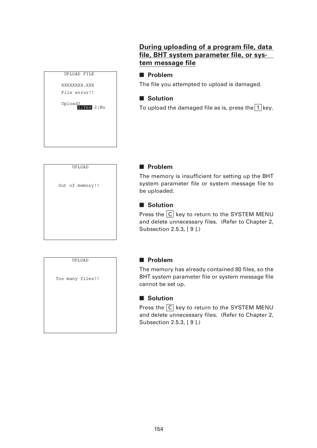 Denso BHT-7500S, BHT-7500W user manual File you attempted to upload is damaged 