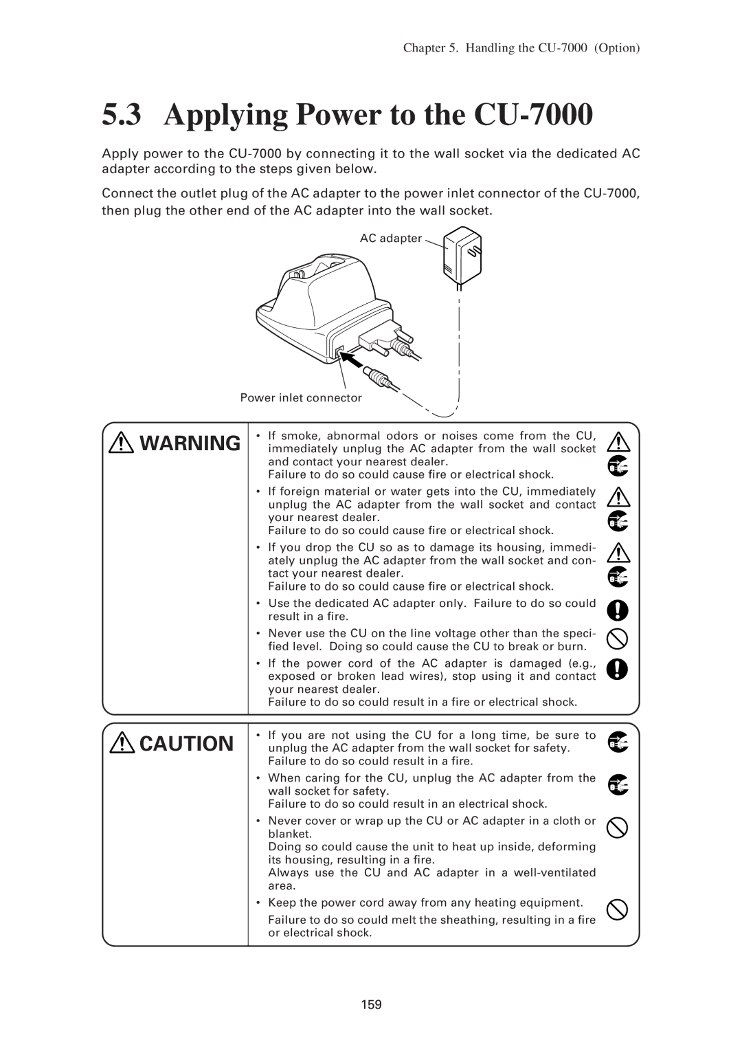 Denso BHT-7500W, BHT-7500S user manual Applying Power to the CU-7000 