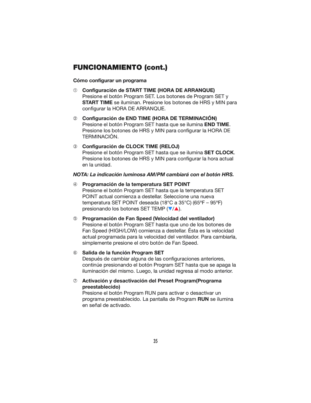 Denso OFFICE PRO 24, OFFICE PRO 12 operation manual Nota La indicación luminosa AM/PM cambiará con el botón HRS 