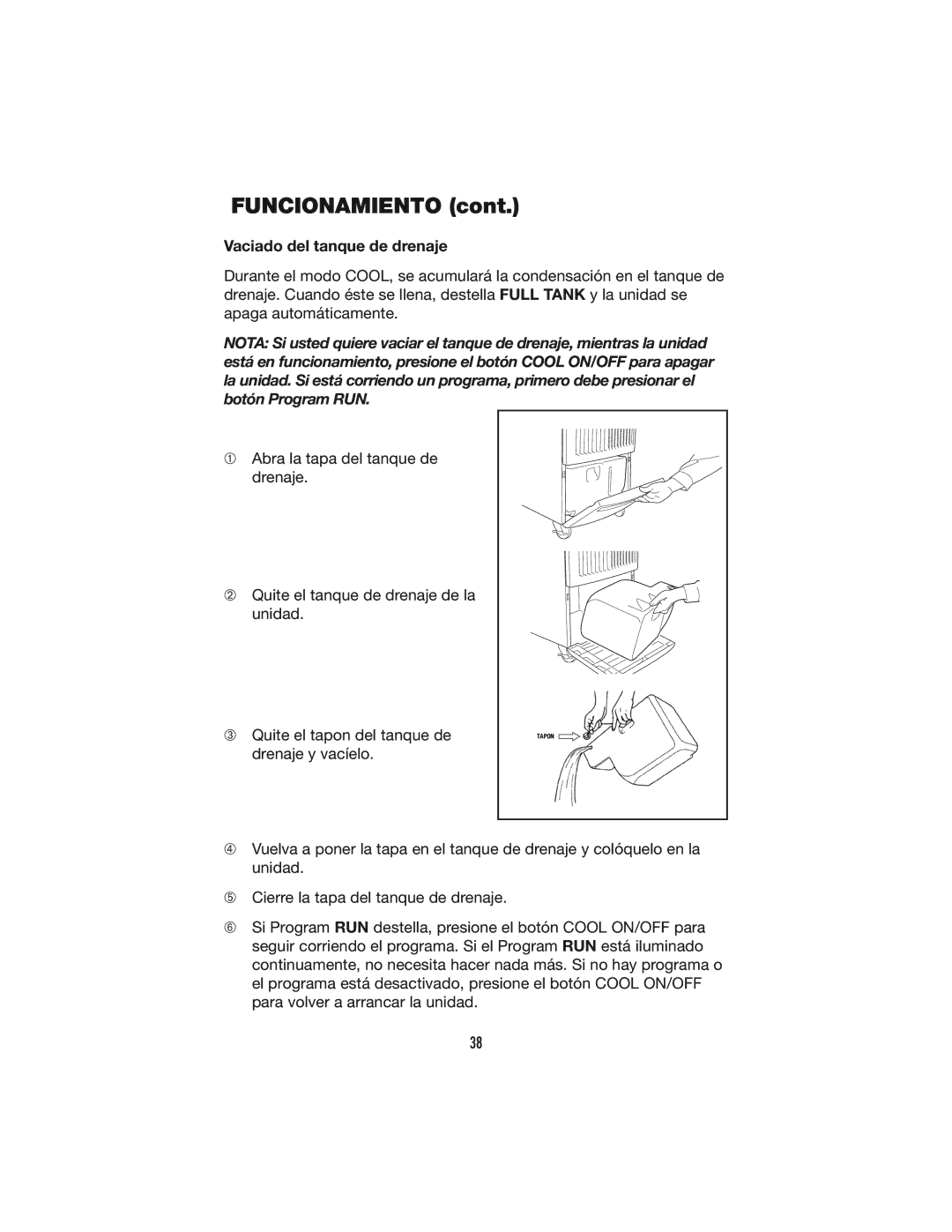 Denso OFFICE PRO 12, OFFICE PRO 24 operation manual Tapon 