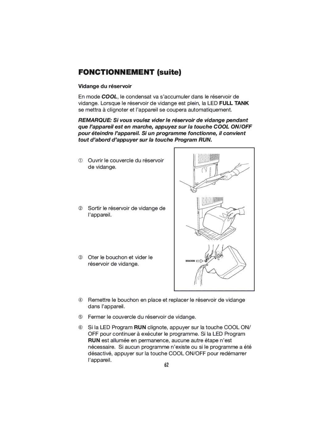 Denso OFFICE PRO 12, OFFICE PRO 24 operation manual Bouchon 