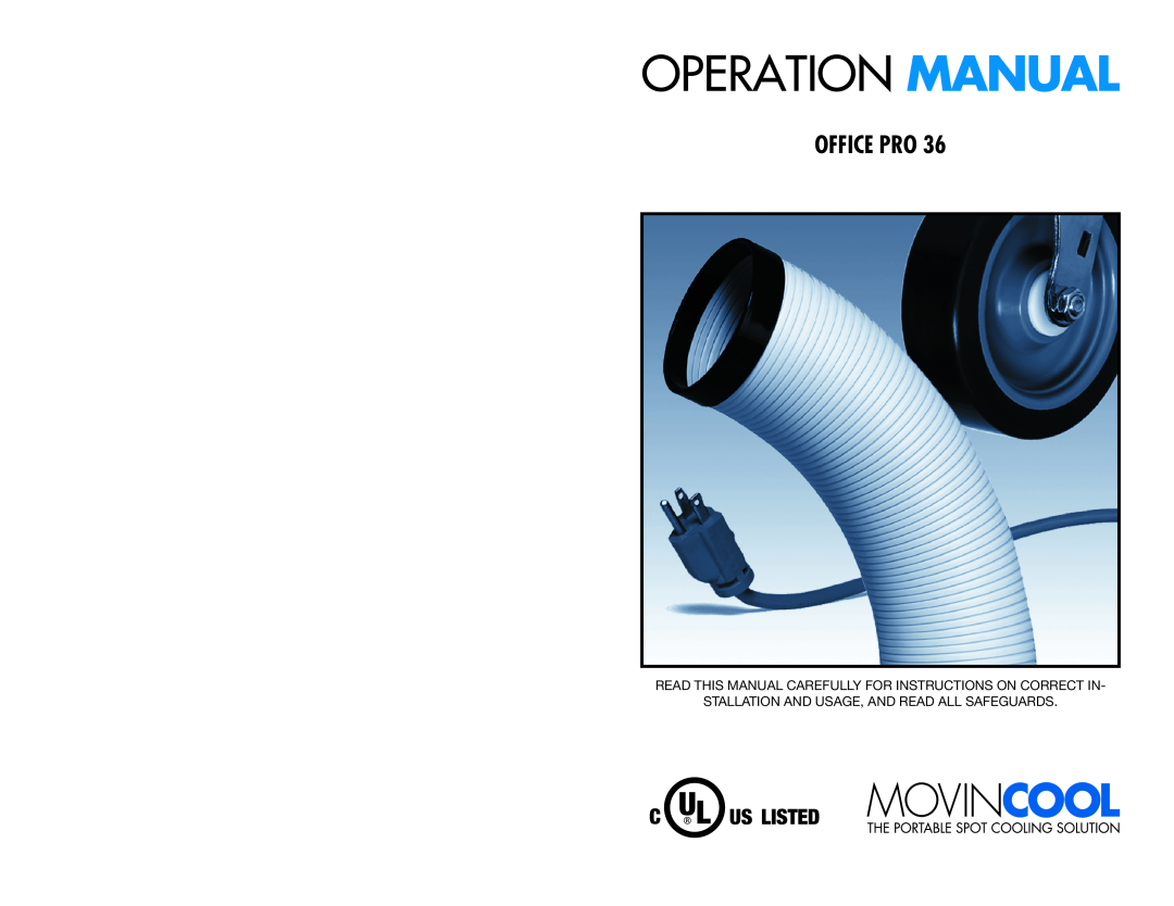 Denso OFFICE PRO 36 operation manual C Ul Us Listed, Office Pro 