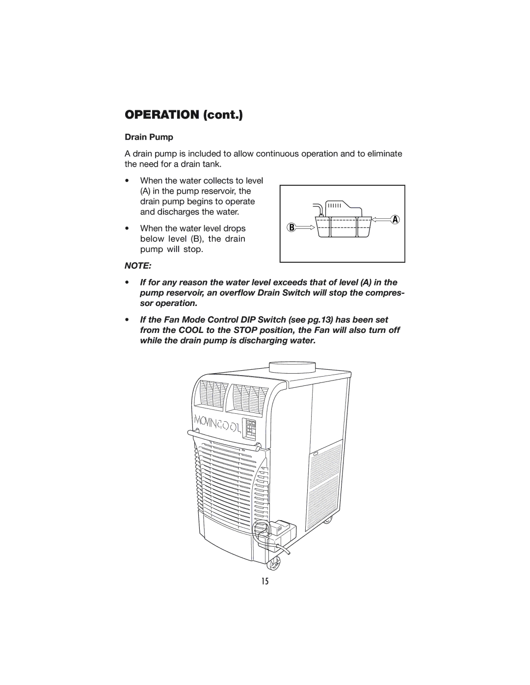 Denso PRO 60 operation manual Drain Pump 