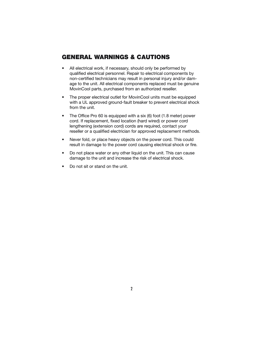 Denso PRO 60 operation manual General Warnings & Cautions 