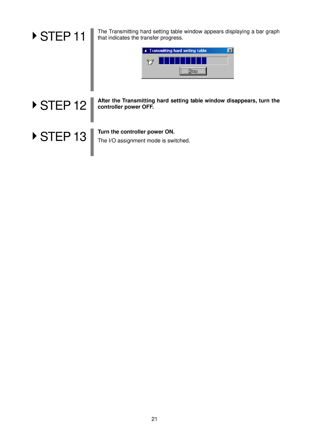 Denso RC5 manual I/O assignment mode is switched 