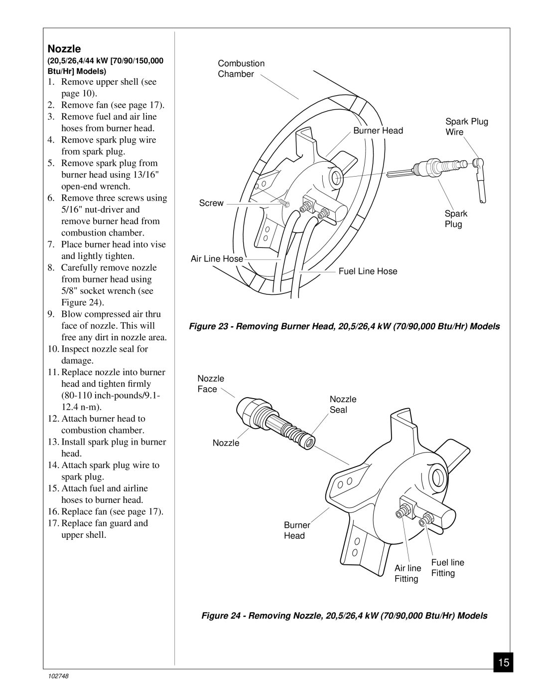 Desa 000) 26, 000) 20 owner manual Remove upper shell see 