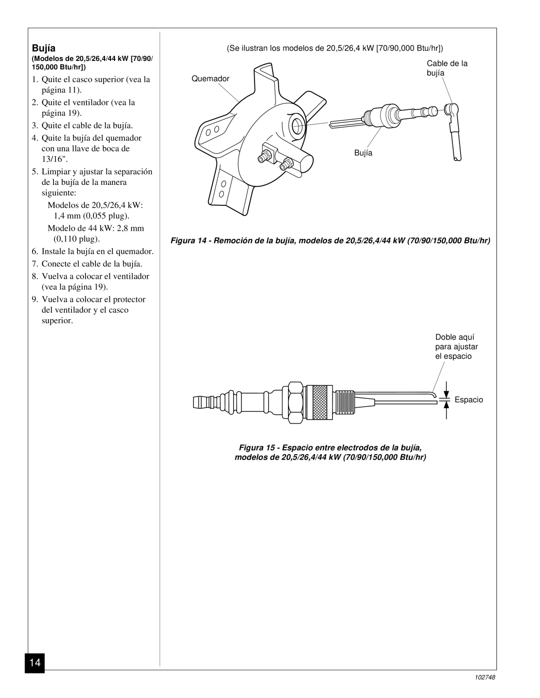 Desa 000) 20, 000) 26 owner manual Quite el casco superior vea la 